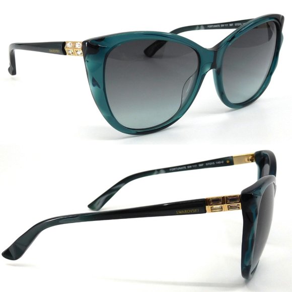SWAROVSKI “Fortunate SW117” Green Sunglasses main image 8